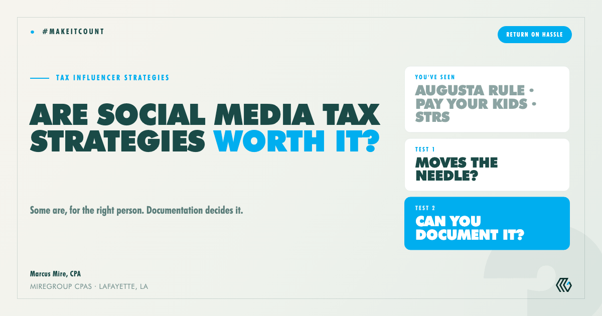 social media tax strategies